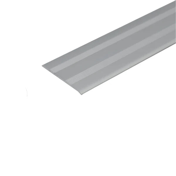35mm Anodised Aluminium Flat Door Threshold with Self Adhesive Backing