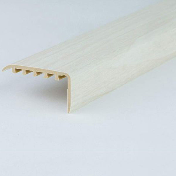 45 x 22mm UPVC Stair Nosing for Protecting Wooden Floor Edges