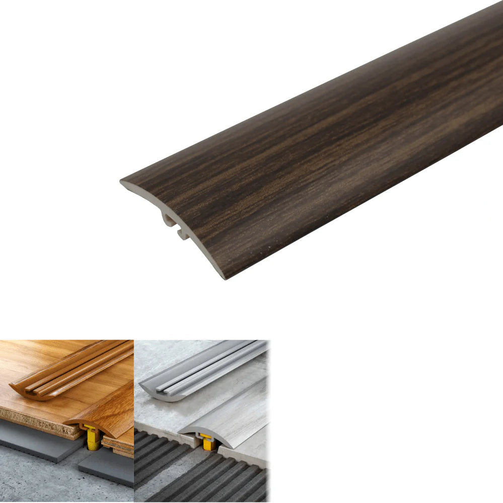 30mm Wood Effect PVC Door Transition Strip