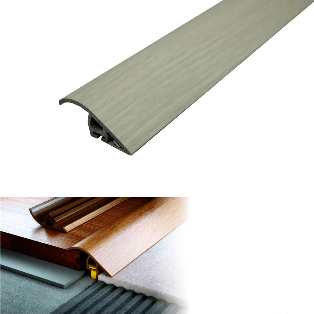 40mm Wood Effect PVC Door Threshold Ramp