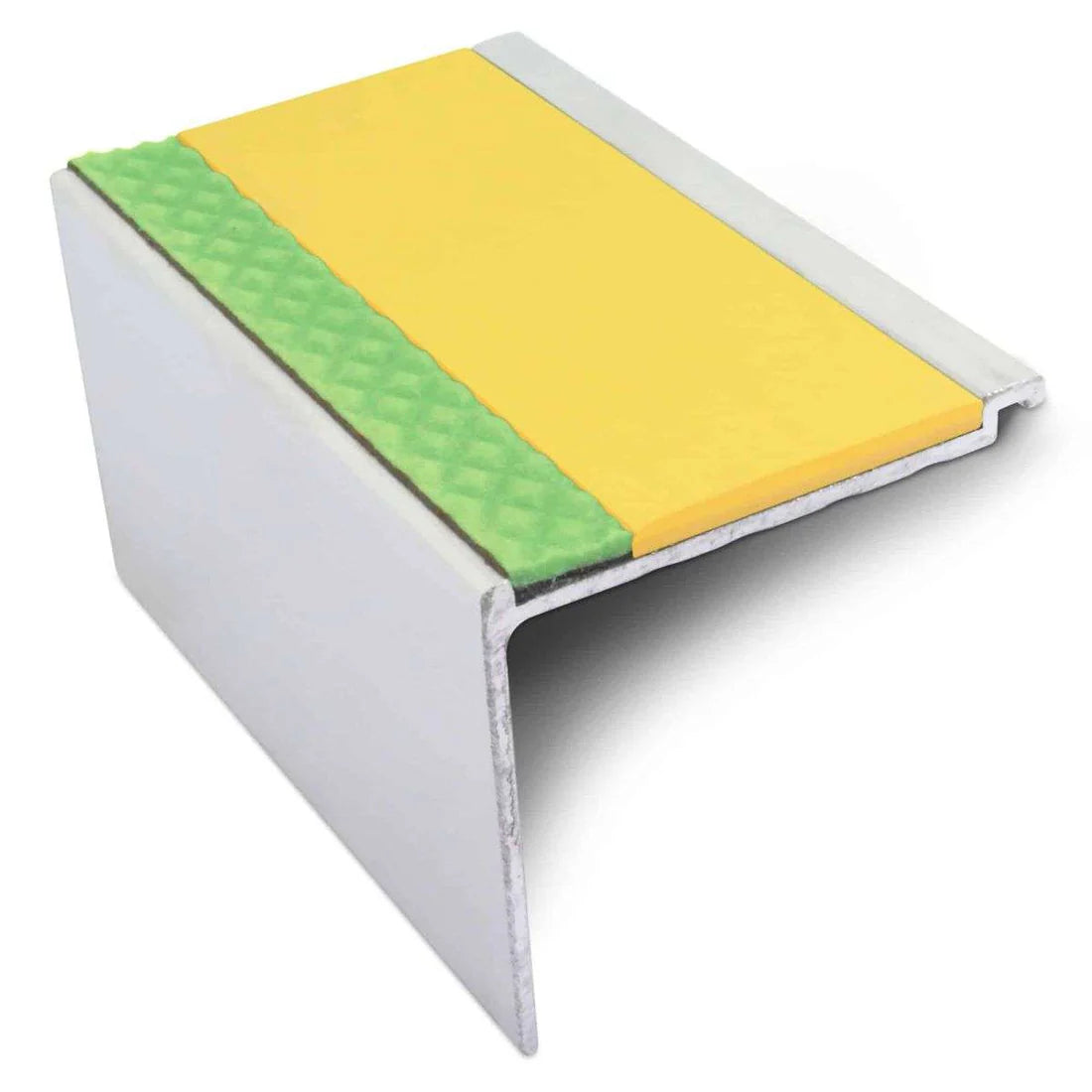 60 x 55mm Non Slip Stair Nosing Edge Trim - DDA Compliant